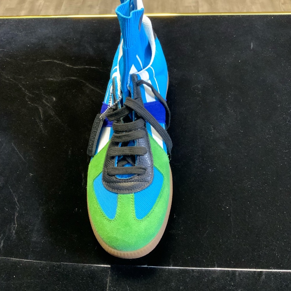 Maison Martin Margiela Blue and Green Sneakers Lightweight Performance Design